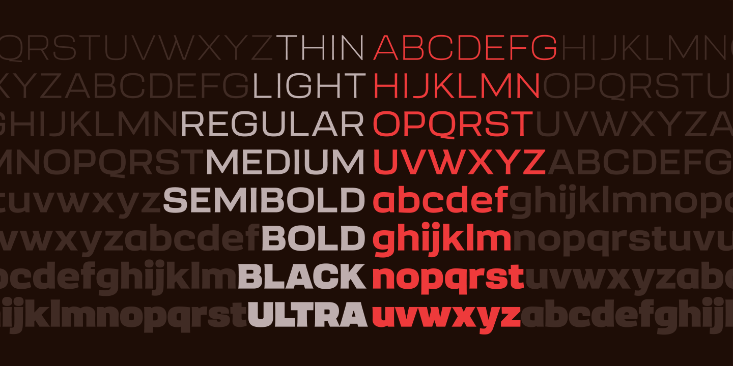 Пример шрифта Sqwared Light Italic